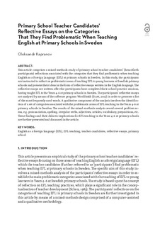Essay, PDF, Teachers