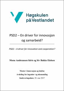 HVL Open: PSD2 – En driver innovasjon og samarbeid?